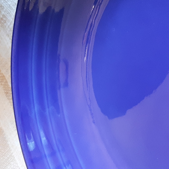 *SOLD* 20th Century Givenchy Paris Porcelain Cobalt Blue Enamel plate bowl - Picture 3 of 11